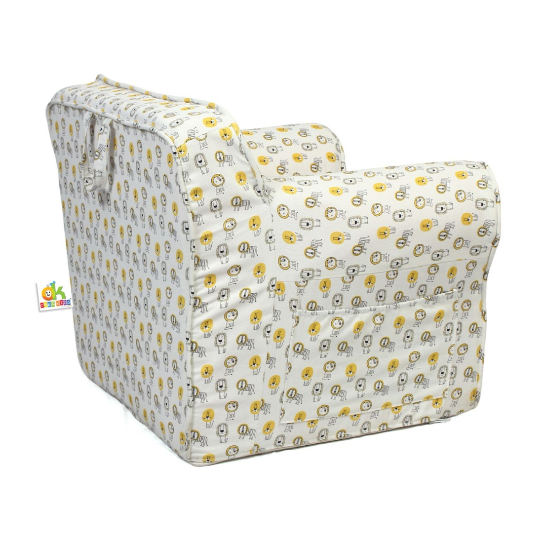 Orka Kids Foam Chair High Density Foam Washable Cover  - (Lion)